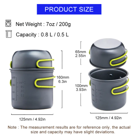 Outdoor Camping Tableware Set