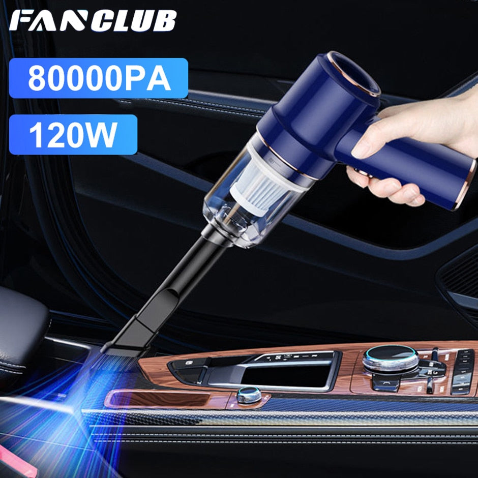 Portable Car Vacuum Cleaner Wireless Charging