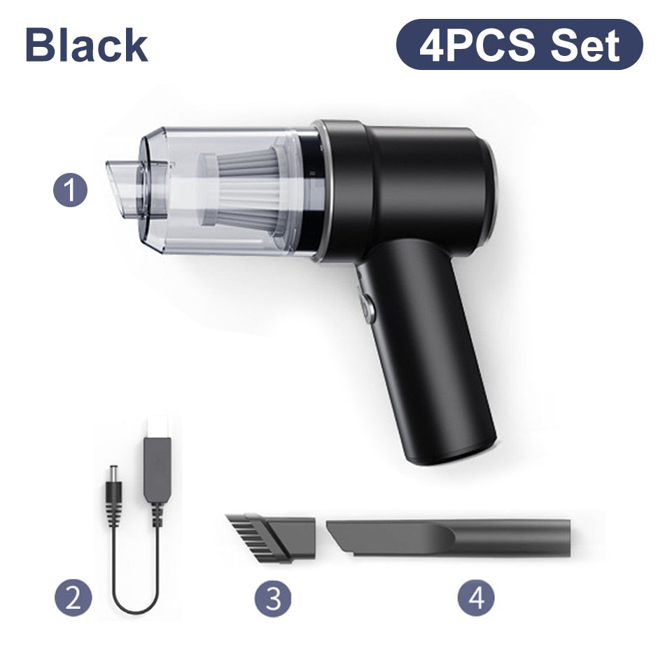 Portable Car Vacuum Cleaner Wireless Charging