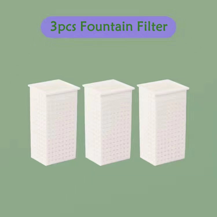 Cat Water Fountain Auto Filter USB Electric